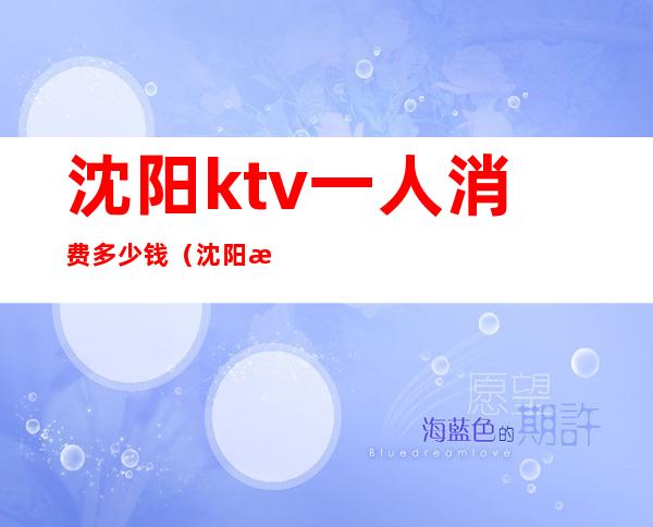 沈阳ktv一人消费多少钱（沈阳最好的ktv台费多少）