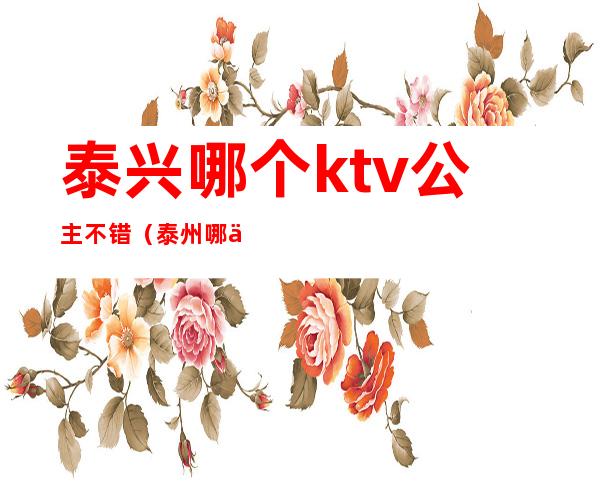 泰兴哪个ktv公主不错（泰州哪个ktv有公主）