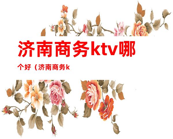 济南商务ktv哪个好（济南商务ktv哪个好玩）