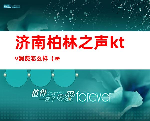 济南柏林之声ktv消费怎么样（济南有多少家KTV）