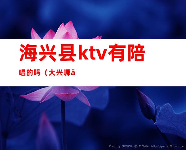 海兴县ktv有陪唱的吗（大兴哪个ktv有陪唱）