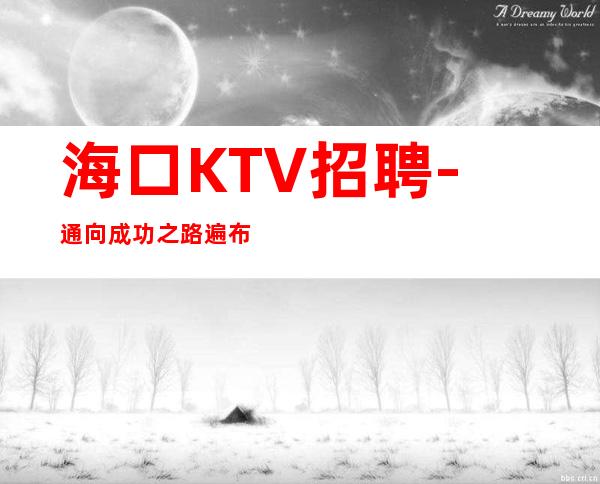 海口KTV招聘-通向成功之路遍布荆棘坎坷