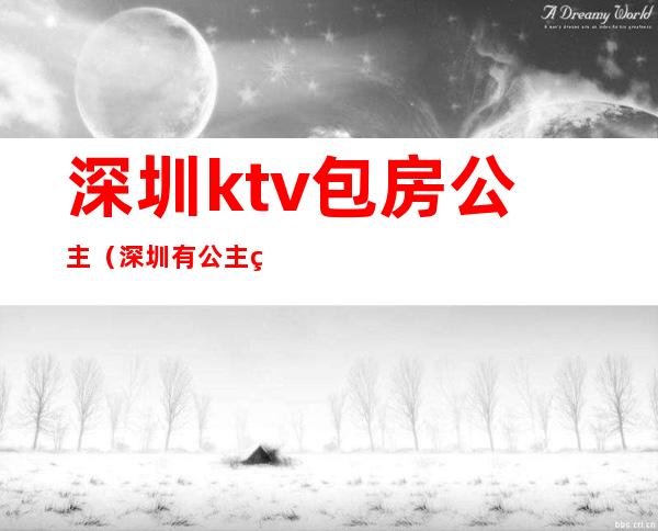 深圳ktv包房公主（深圳有公主的ktv）