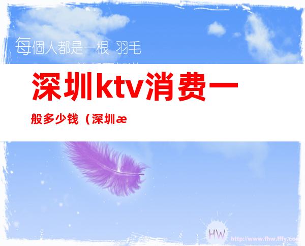 深圳ktv消费一般多少钱（深圳最贵的ktv）