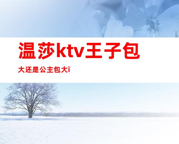 温莎ktv王子包大还是公主包大（）