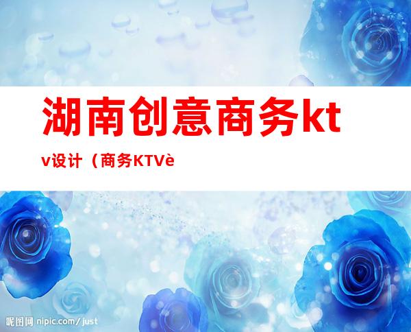 湖南创意商务ktv设计（商务KTV设计公司）