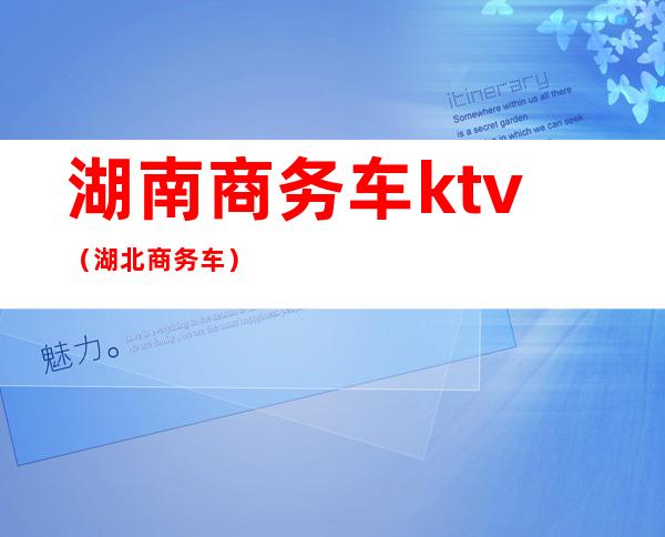 湖南商务车ktv（湖北商务车）