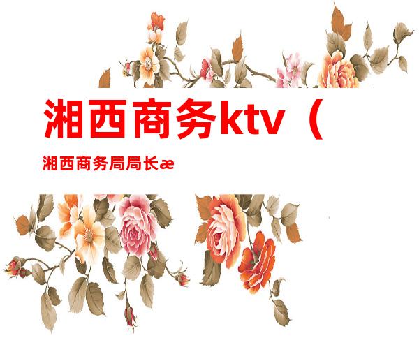 湘西商务ktv（湘西商务局局长是谁?）