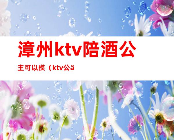 漳州ktv陪酒公主可以摸（ktv公主能摸能玩吗）