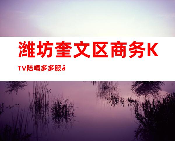 潍坊奎文区商务KTV陪喝多多服务质量好 – 潍坊奎文商务KTV