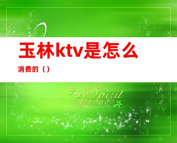 玉林ktv是怎么消费的（）