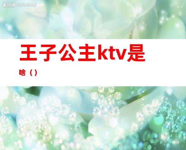 王子公主ktv是啥（）