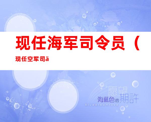 现任海军司令员（现任空军司令员）