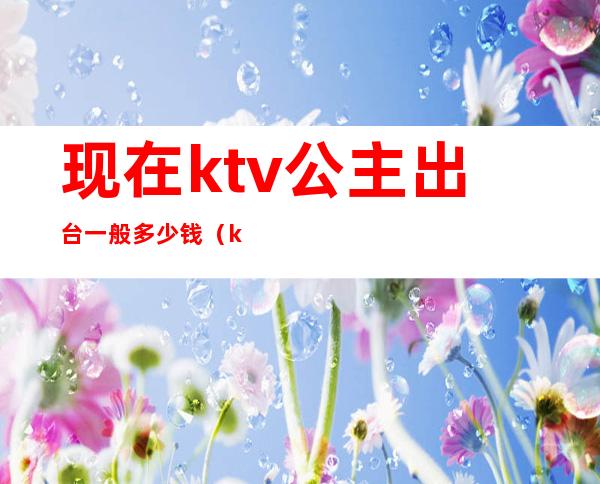 现在ktv公主出台一般多少钱（ktv公主收费标准）