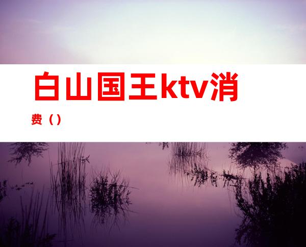 白山国王ktv消费（）