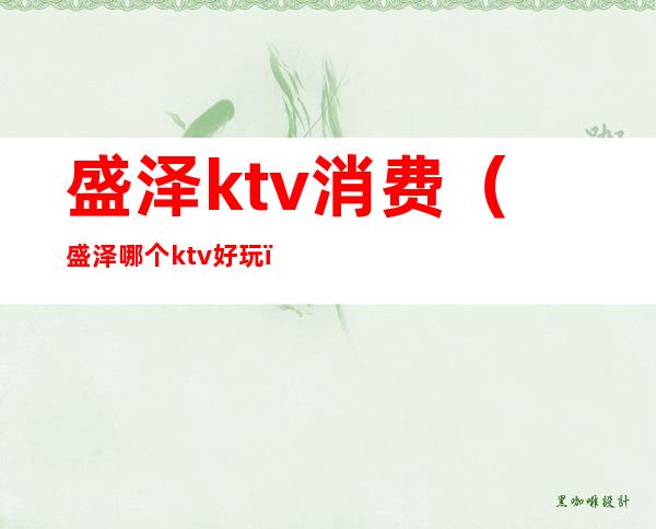 盛泽ktv消费（盛泽哪个ktv好玩）