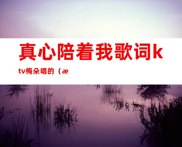 真心陪着我歌词ktv梅朵唱的（歌曲真心真意陪着你）