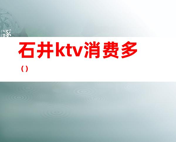 石井ktv消费多（）