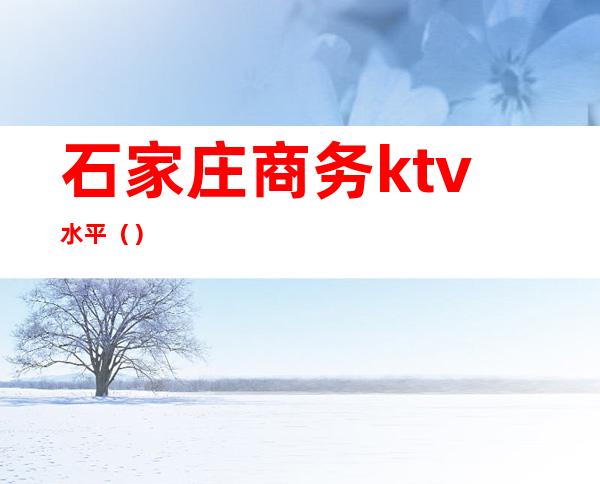 石家庄商务ktv水平（）