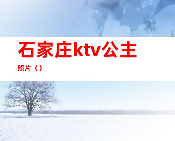 石家庄ktv公主照片（）