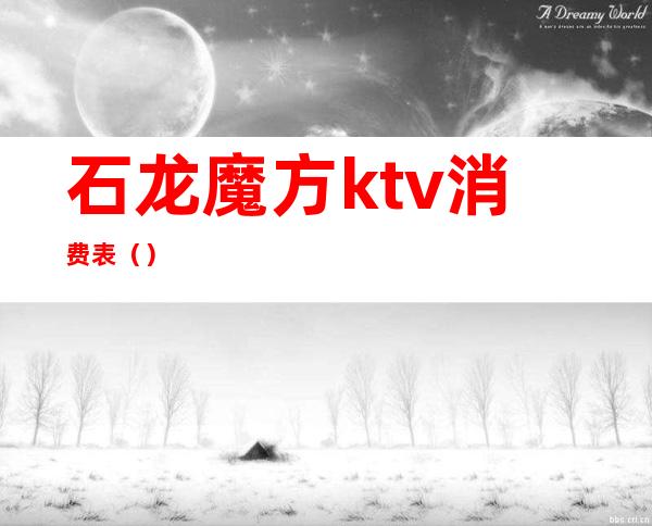 石龙魔方ktv消费表（）