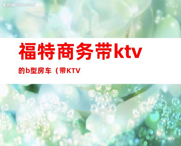 福特商务带ktv的b型房车（带KTV的房车）