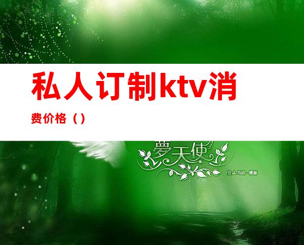 私人订制ktv消费价格（）