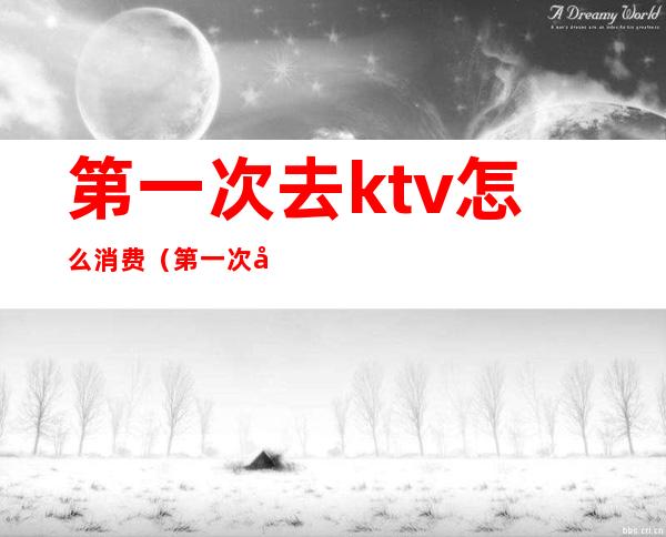 第一次去ktv怎么消费（第一次去KTV流程）