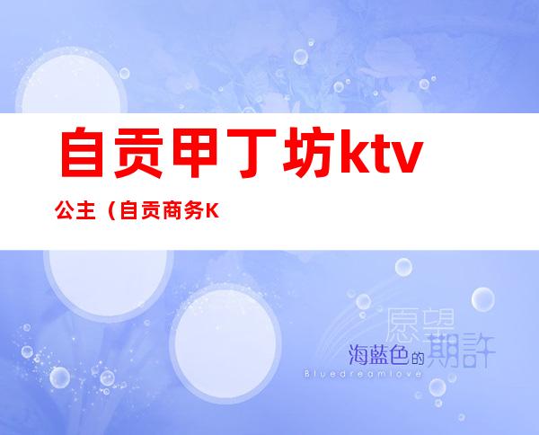 自贡甲丁坊ktv公主（自贡商务KTV）