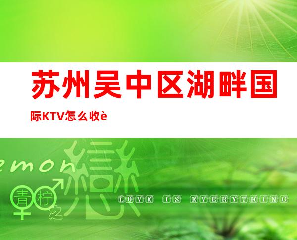 苏州吴中区湖畔国际KTV怎么收费，几百的，好玩吗