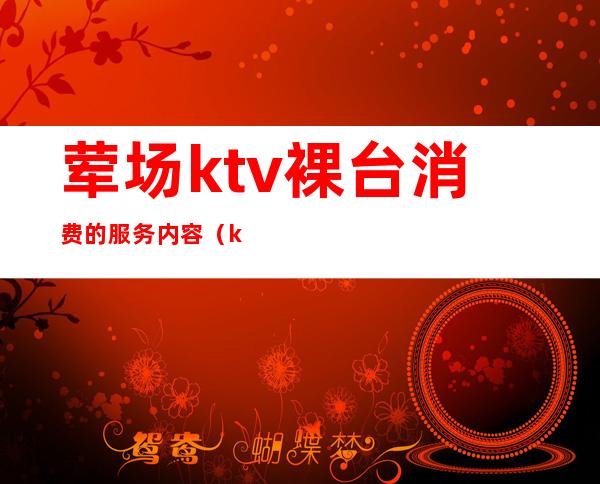 荤场ktv裸台消费的服务内容（ktv的荤素场什么意思）