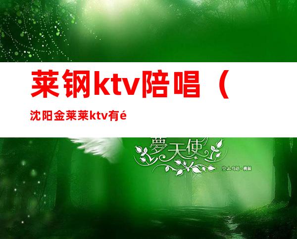 莱钢ktv陪唱（沈阳金莱莱ktv有陪唱吗）