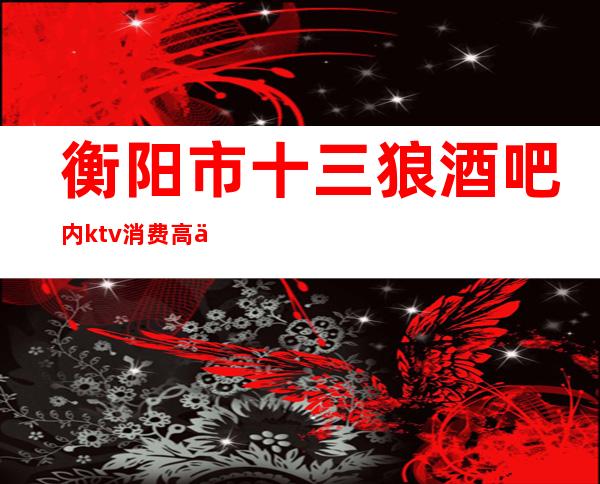 衡阳市十三狼酒吧内ktv消费高不（）