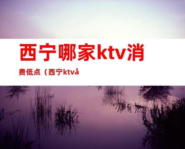 西宁哪家ktv消费低点（西宁ktv哪里比较好）