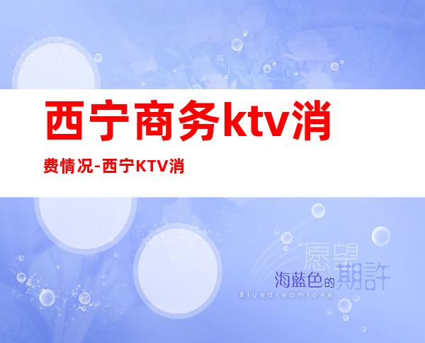 西宁商务ktv消费情况-西宁KTV消费