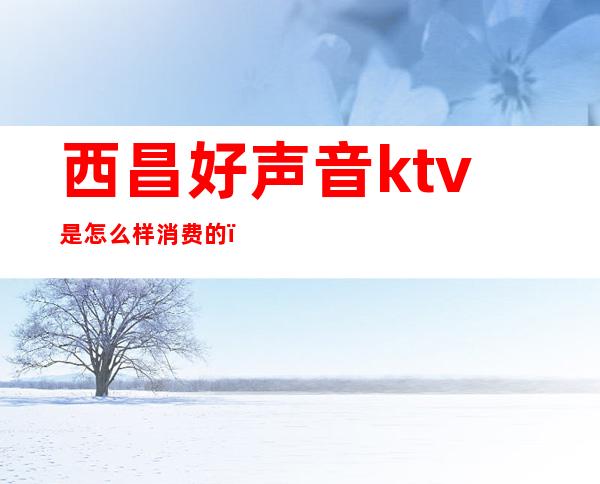 西昌好声音ktv是怎么样消费的（）