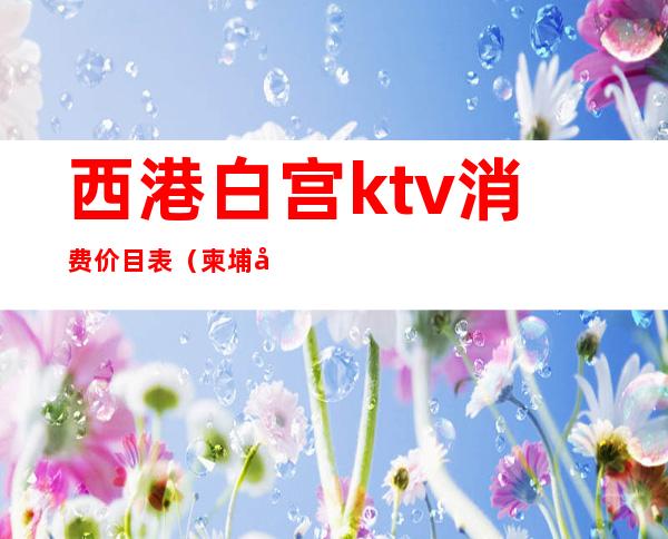 西港白宫ktv消费价目表（柬埔寨西港最好的KTV）