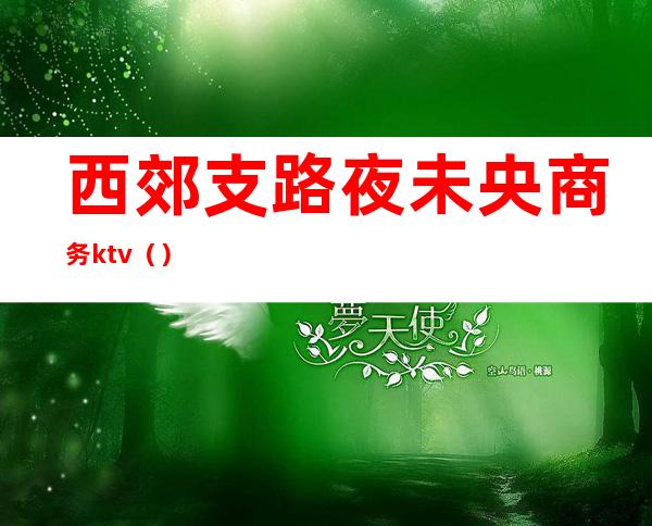 西郊支路夜未央商务ktv（）