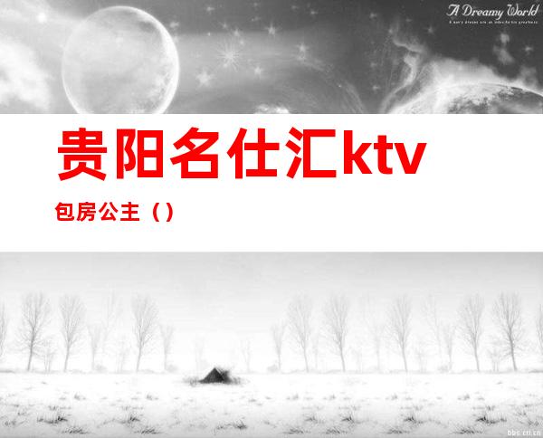 贵阳名仕汇ktv包房公主（）