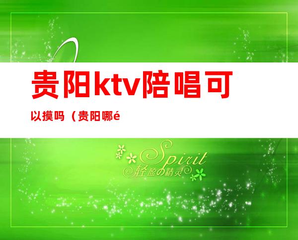 贵阳ktv陪唱可以摸吗（贵阳哪里有男模的ktv）