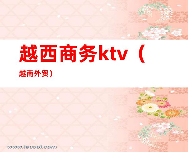 越西商务ktv（越南 外贸）