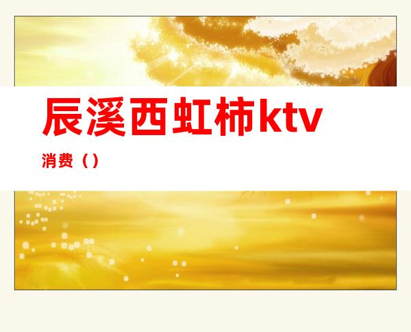 辰溪西虹柿ktv消费（）