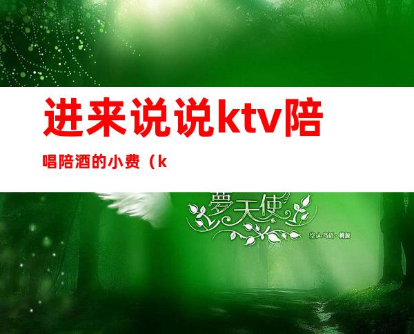 进来说说ktv陪唱陪酒的小费（ktv陪唱小费给多少）