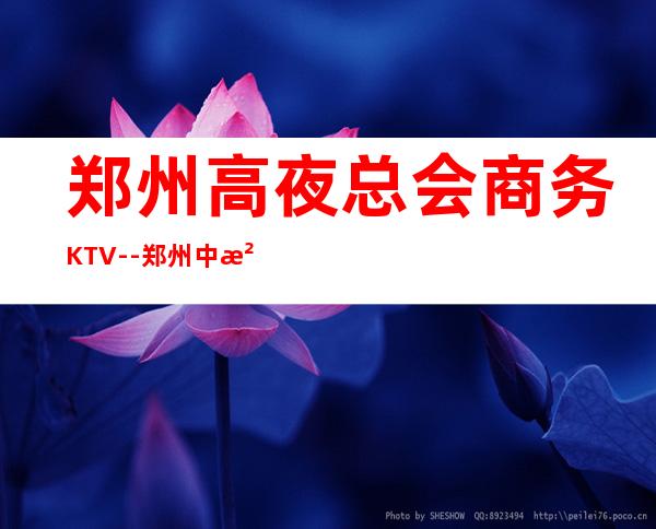 郑州高夜总会商务KTV--郑州中油花园ktv夜总会值得一去！