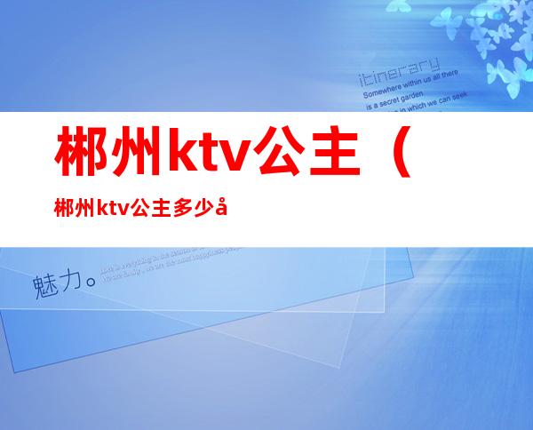 郴州ktv公主（郴州ktv公主多少小费）