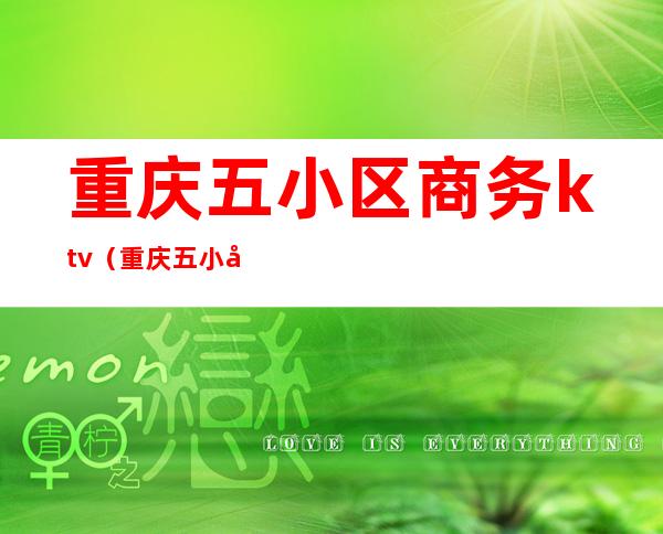 重庆五小区商务ktv（重庆五小区是啥）