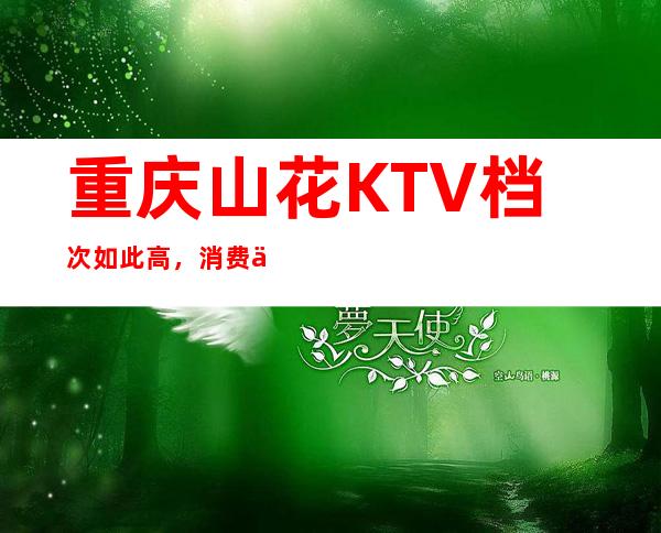 重庆山花KTV档次如此高，消费一晚大概价格多少