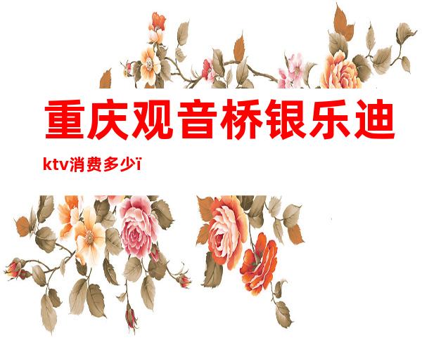 重庆观音桥银乐迪ktv消费多少（重庆观音桥银乐迪ktv消费多少一天）