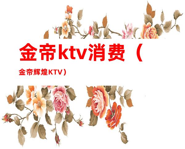 金帝ktv消费（金帝辉煌KTV）