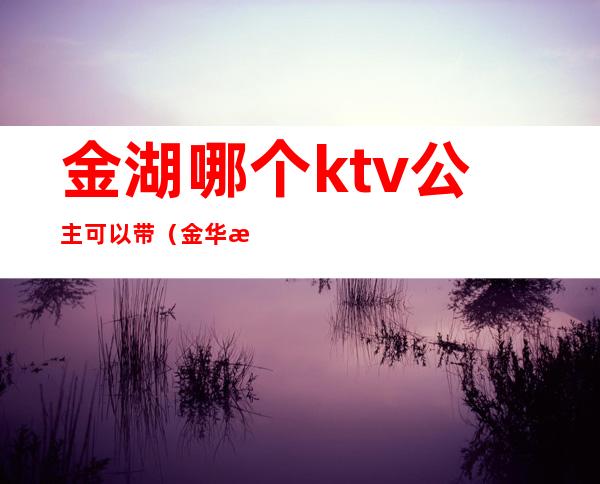 金湖哪个ktv公主可以带（金华有公主的ktv）